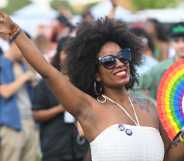A general view of guest enjoying the music at UK Black Pride 2023.