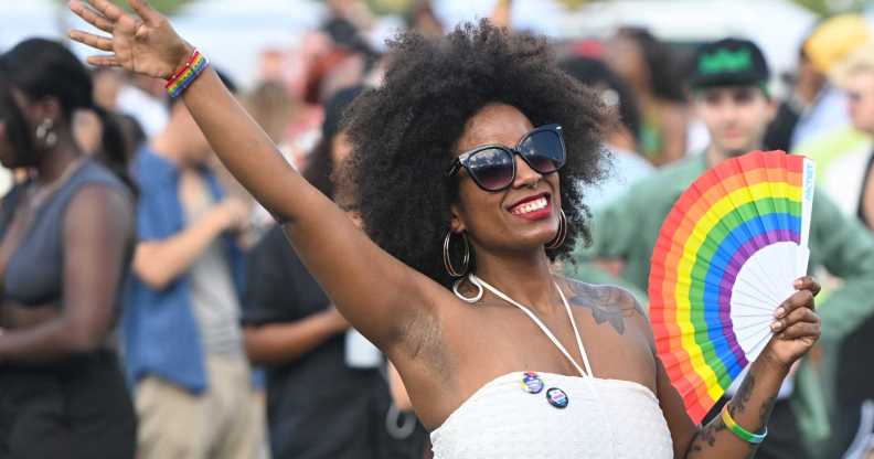 A general view of guest enjoying the music at UK Black Pride 2023.