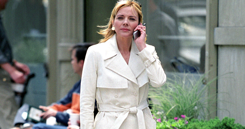 Kim Cattrall in Sex and the City.