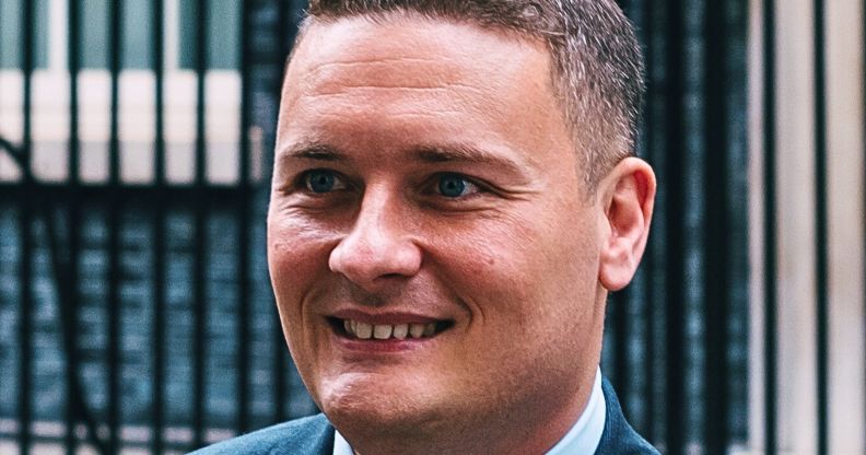 Wes Streeting smiling.