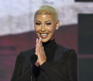 Amber Rose endorses Trump at the Republican National Convention.