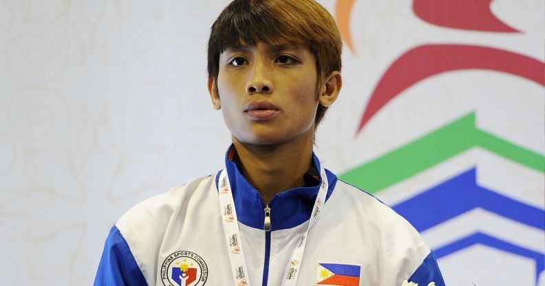 Hergie Bacyadan at the World Wushu Championships