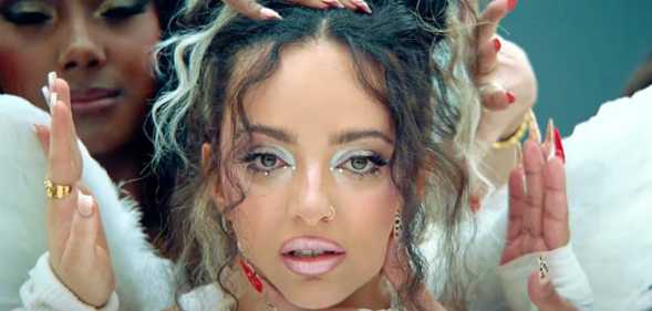 Jade Thirlwall in the 'Angel of My Dreams' music video