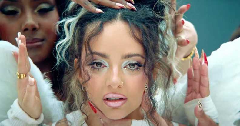 Jade Thirlwall in the 'Angel of My Dreams' music video