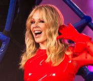 Kylie Minogue performs at BST Hyde Park