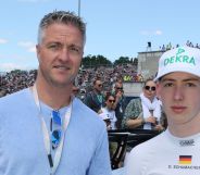 Ralf Schumacher and his son David Schumacher