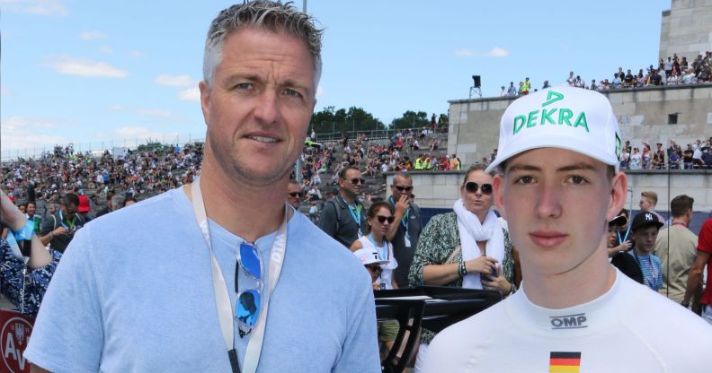 Ralf Schumacher and his son David Schumacher