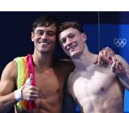 Tom Daley and diving partner Noah Williams win silver in the men's 10m synchro diving competition at Paris 2024.