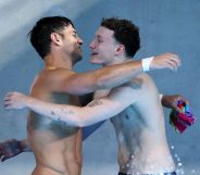 Tom Daley and Noah Williams win the silver medal in 10m synchro diving at Paris 2024