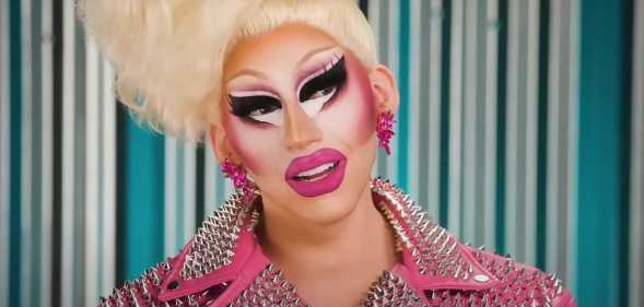 Trixie Mattel hosting episode 8 of The Pit Stop, All Stars 9