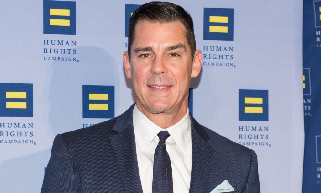 Billy Bean pictured at a red carpet event.