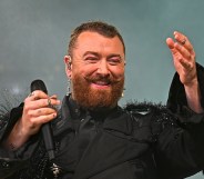 Sam Smith performs during the Pinkpop Festival