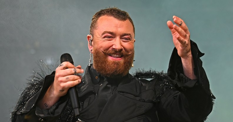 Sam Smith performs during the Pinkpop Festival