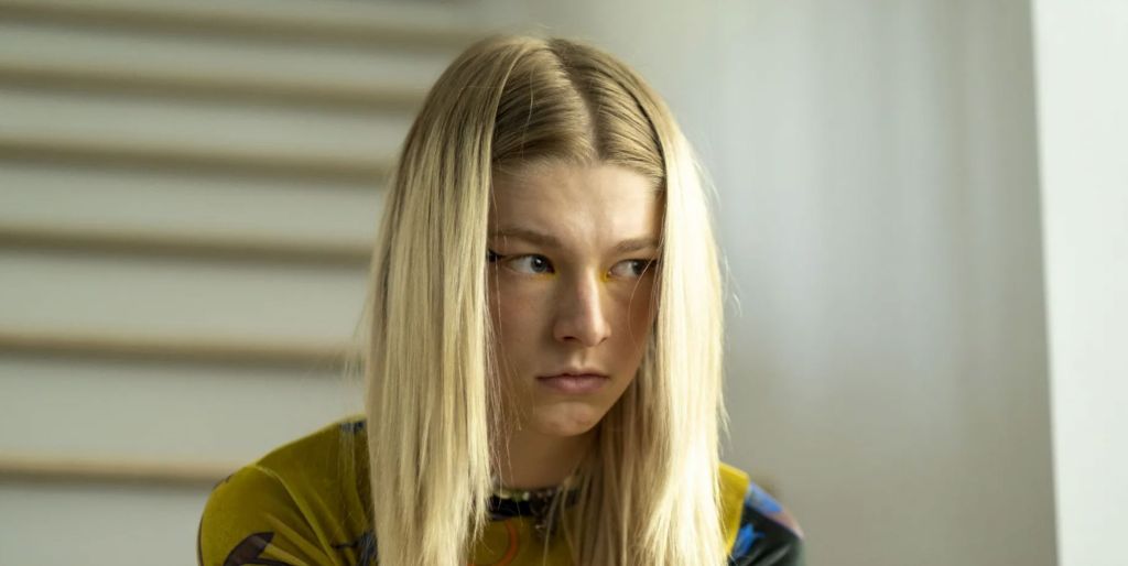 Hunter Schafer as trans teen Jules in Euphoria