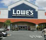 a Lowes store in the US