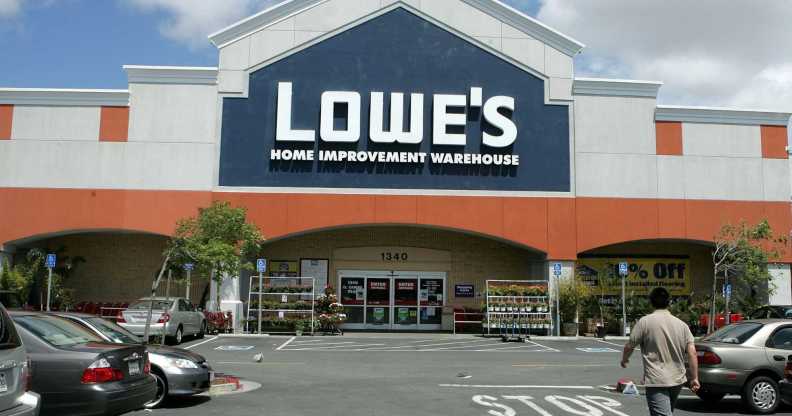 a Lowes store in the US