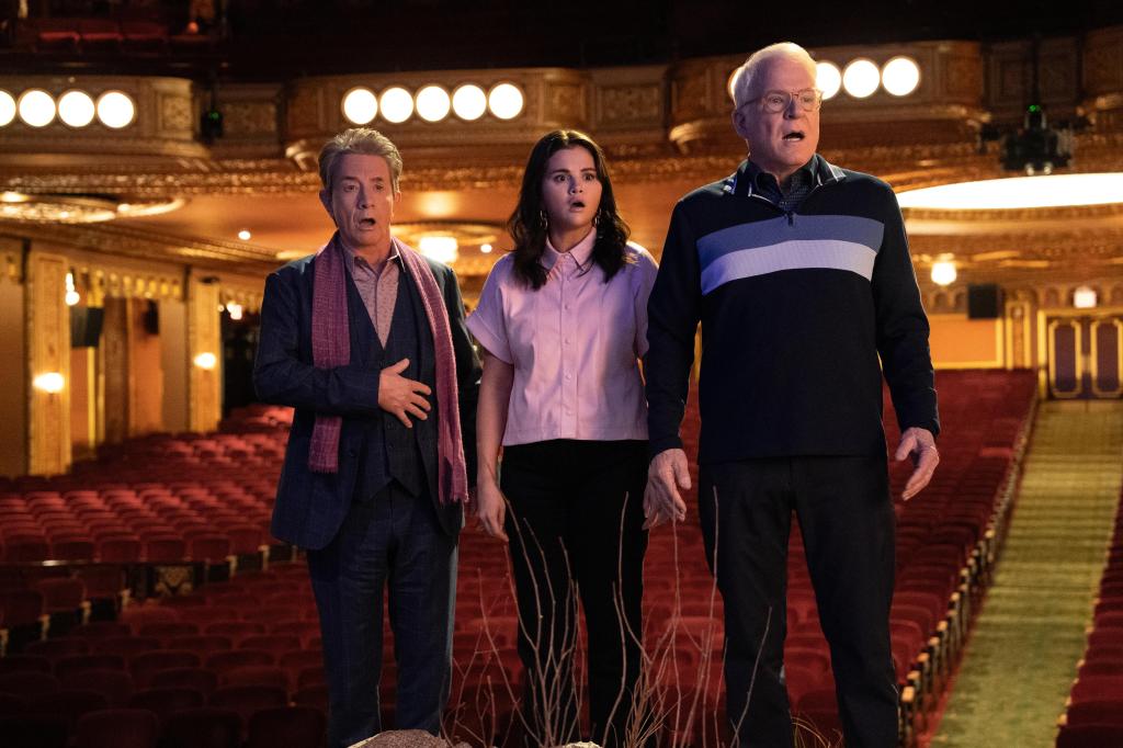 Oliver (Martin Short), Mabel (Selena Gomez) and Charles (Steve Martin)