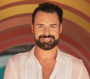 Rylan on set of Dating Naked UK