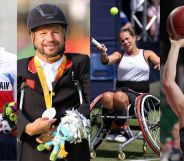 Athletes from Team GB for the Paralympic Games 2024: Left to right - Emma Wiggs, Sir Lee Pearson, Lucy Shuker and Robyn Love