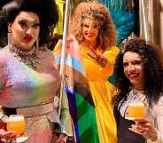 The Brewtorium Brewery 's 'Big Gay Beer' has been released in response to its drag event receiving a bomb threat.