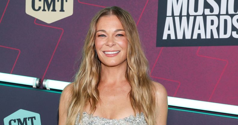 LeAnn Rimes smiling at the Country Music Awards in 2023