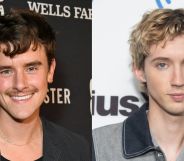 Side by side images of Connor Franta and Troye Sivan.