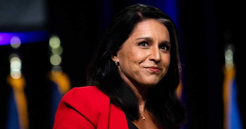 Tulsi Gabbard after endorsing Republican presidential nominee, former US president Donald Trump