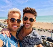 Olly Marmon (left) and Union J singer Jaymi Hensley (right) met when they were teenagers.