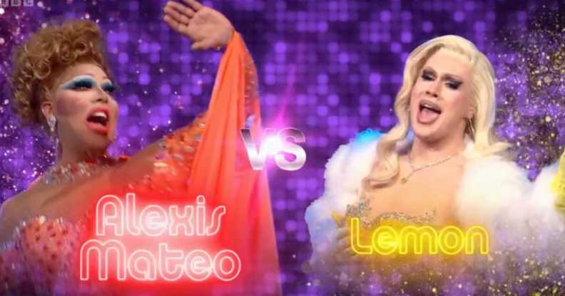 Canada's Drag Race finalists Alexis Mateo (left) and Lemon (right)