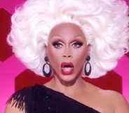 RuPaul looking shocked