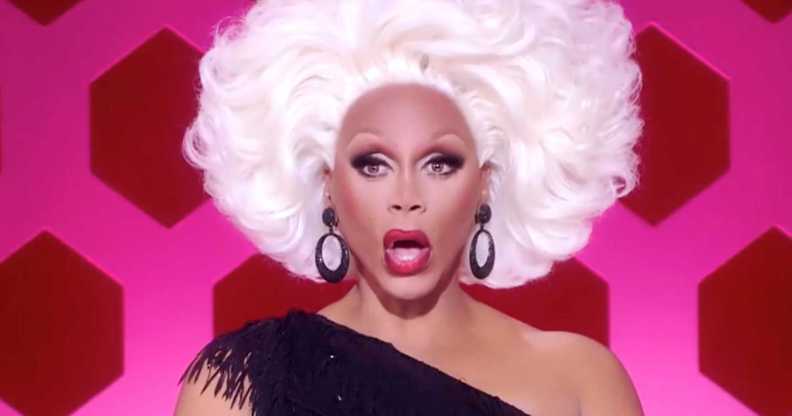 RuPaul looking shocked