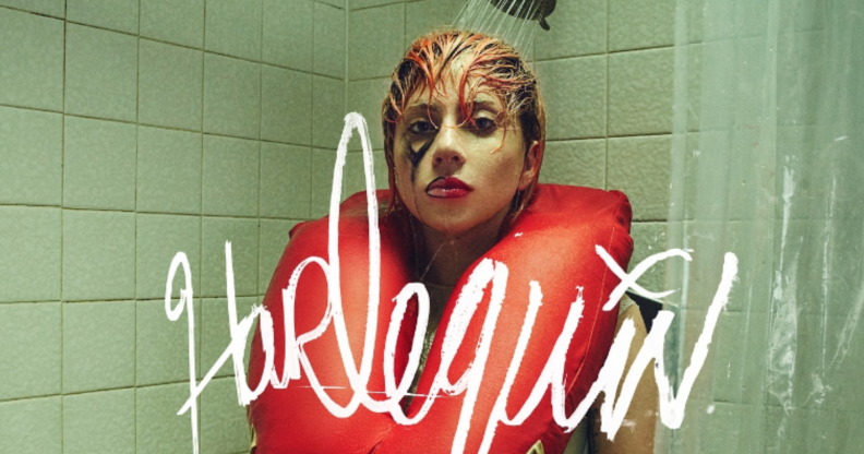 Cover art for Lady Gaga's Harlequin.