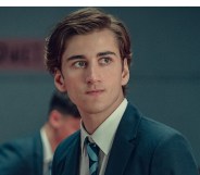 Sebastian Croft as Ben Hope, in school uniform, in Heartstopper