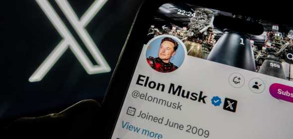 Elon Musk's X account