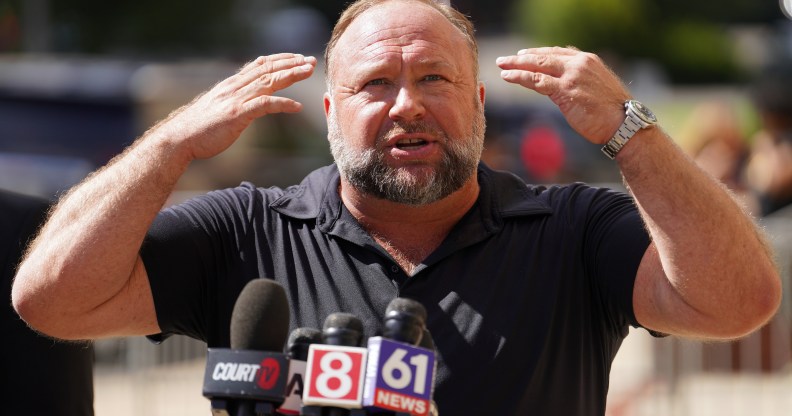 Alex Jones to auction off Infowars to pay victims of Sandy Hook