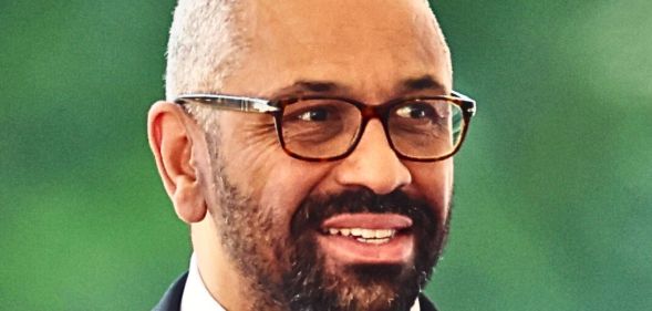 A portrait image of James Cleverly.