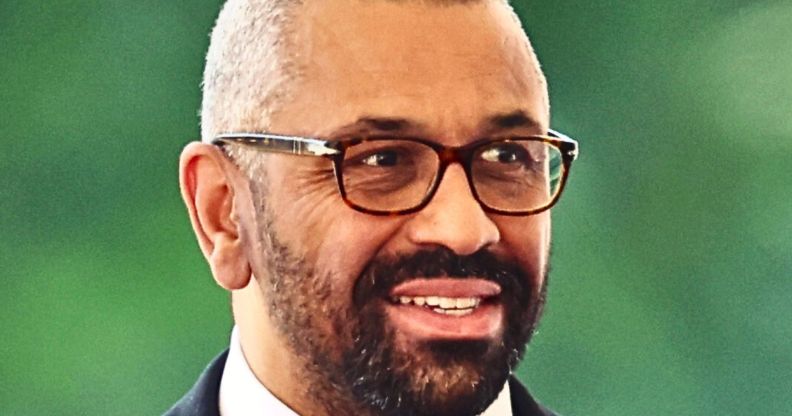 A portrait image of James Cleverly.