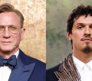 Omar Apollo (right) has a sex scene with Daniel Craig (left) in new film Queer