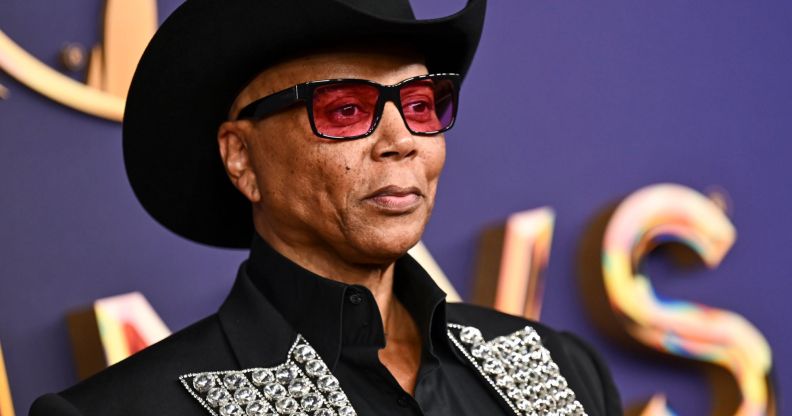 RuPaul at the red carpet of the 2024 Emmy Awards.