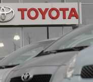 Toyota dealership and cars