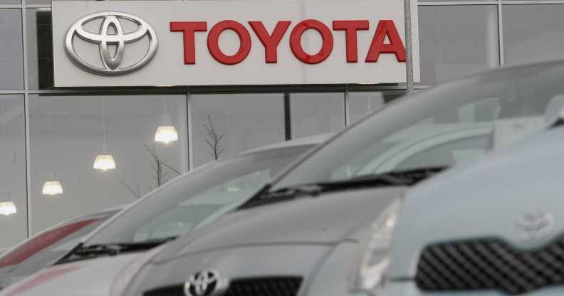 Toyota dealership and cars