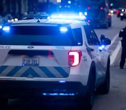 Stock image of a Chicago police car