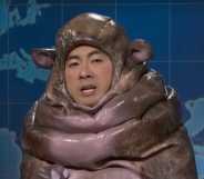 Bowen Yang on SNL as Moo Deng