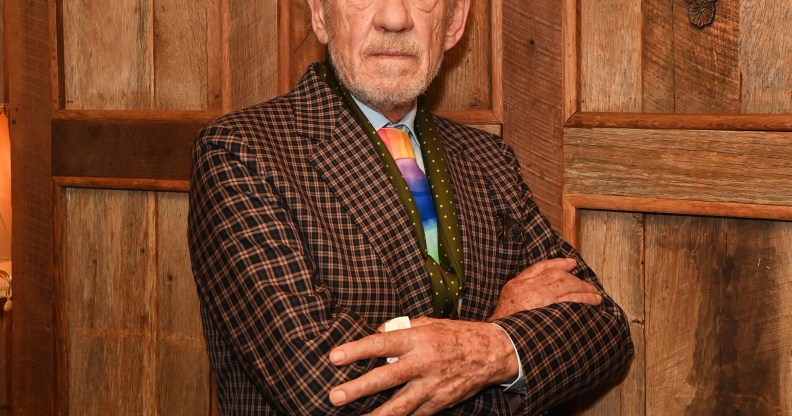 Sir Ian McKellen at The Critic European Premiere