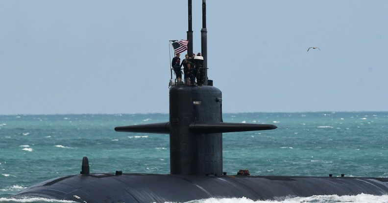 U.S Navy nuclear-powered attack submarine