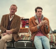 Connor Swindells as Adam Groff and Alistair Petrie as Michael Groff in Sex Education.