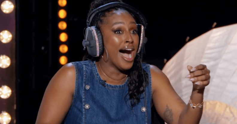 Alexandra Burke in RuPaul's Drag Race UK episode 4