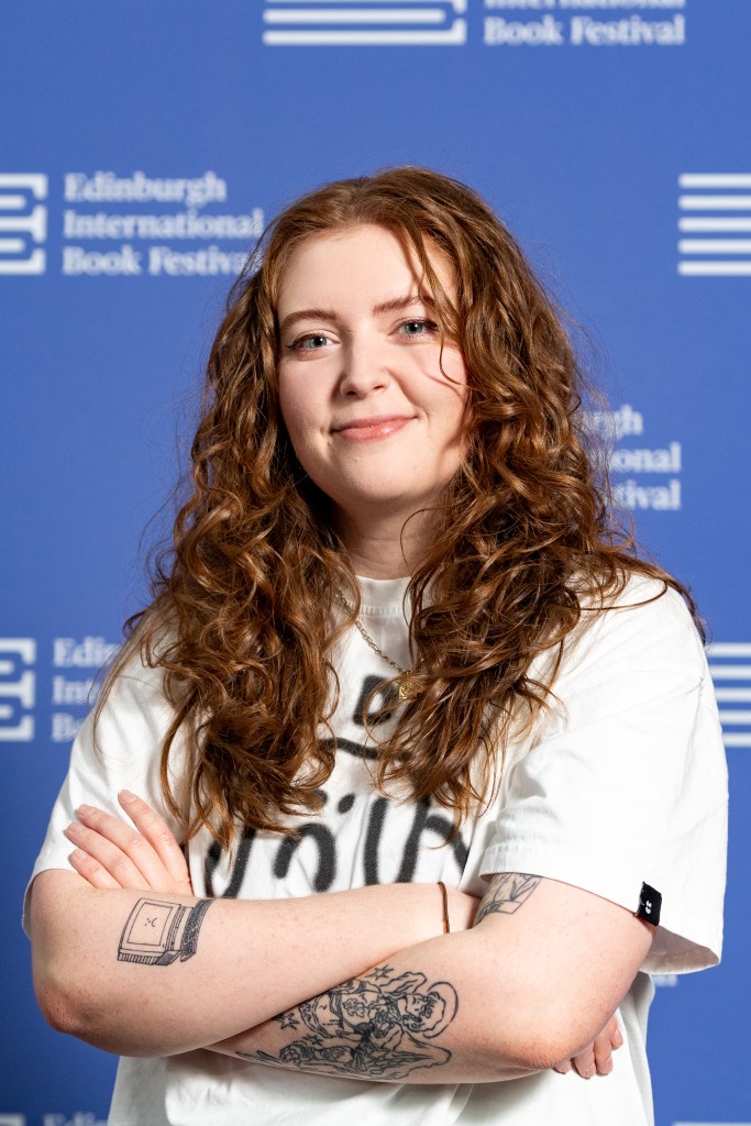 Alice Oseman attends the 2024 Edinburgh International Book Festival