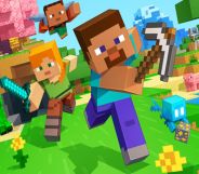 A screenshot of the video game Minecraft.