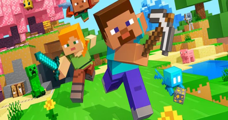 A screenshot of the video game Minecraft.